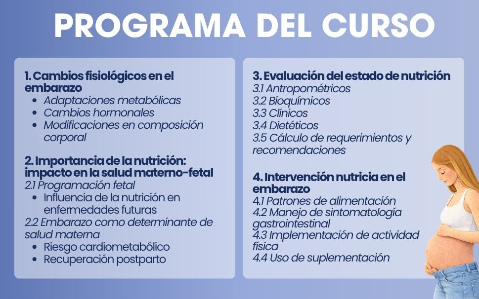 Nutrición en el embarazo