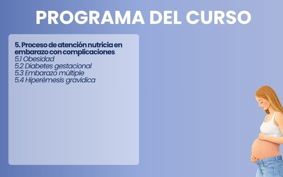 Nutrición en el embarazo