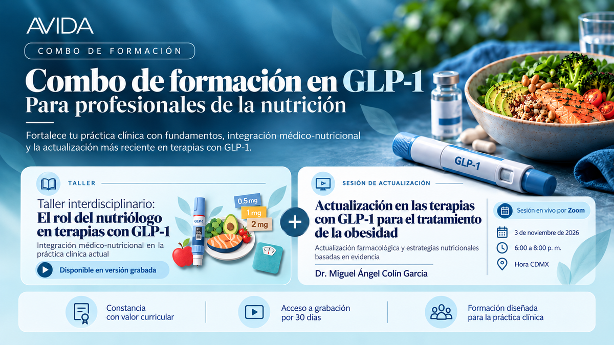 Paquete de formación en GLP1 y Obesidad/Taller y Sesión