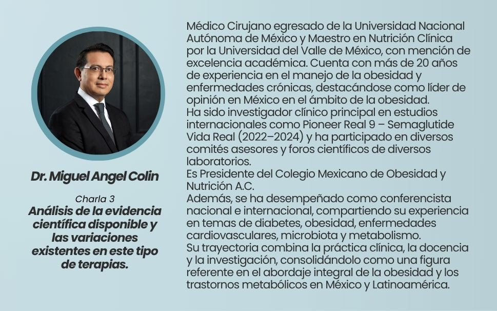 Simposio: “Panorama actual del Nutriólogo en la era del GLP-1”