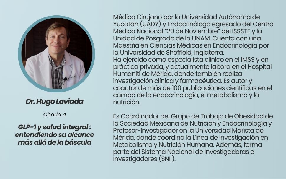 Simposio: “Panorama actual del Nutriólogo en la era del GLP-1”