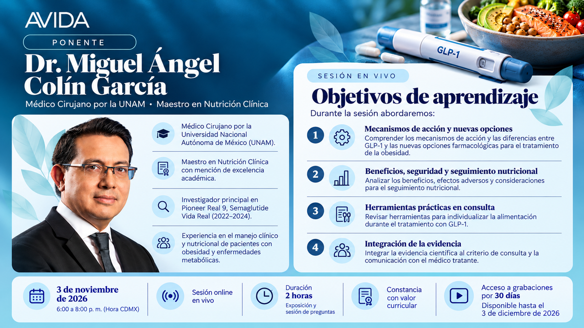 Paquete de formación en GLP1 y Obesidad/Taller y Sesión