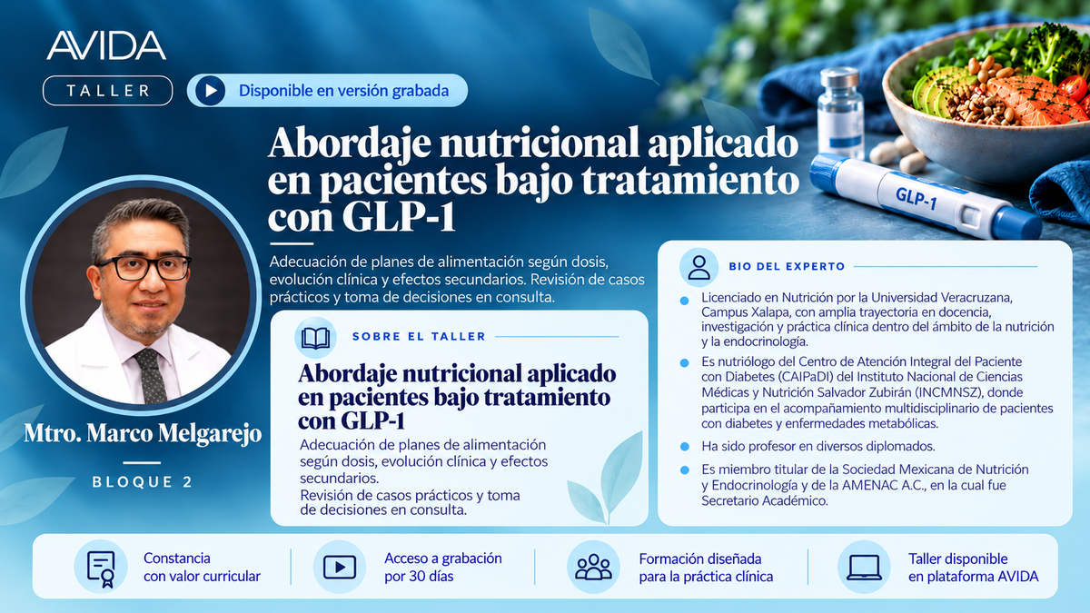 Paquete de formación en GLP1 y Obesidad/Taller y Sesión