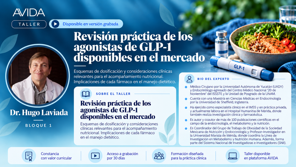 Paquete de formación en GLP1 y Obesidad/Taller y Sesión